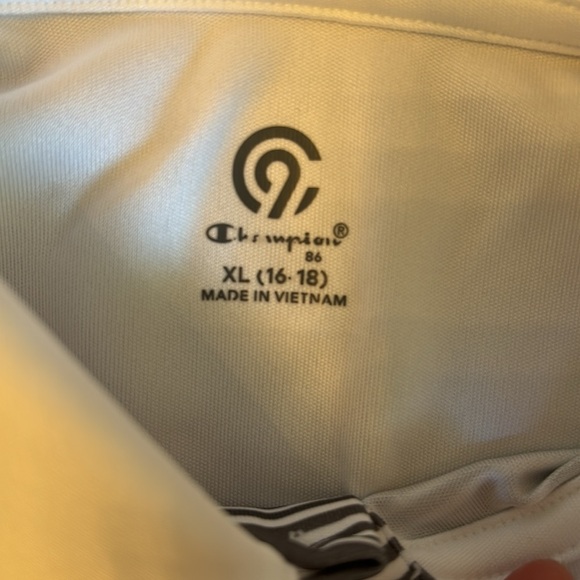 Champion White and Gray Polo Shirt - Picture 2 of 3